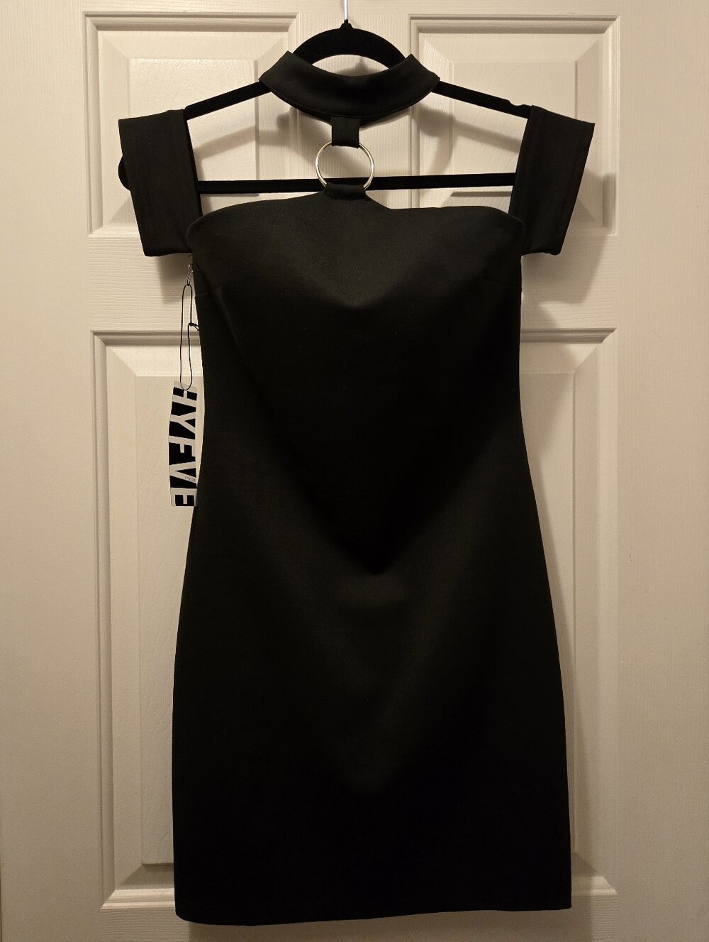 HYFVE Fitted Black Dress Size Medium